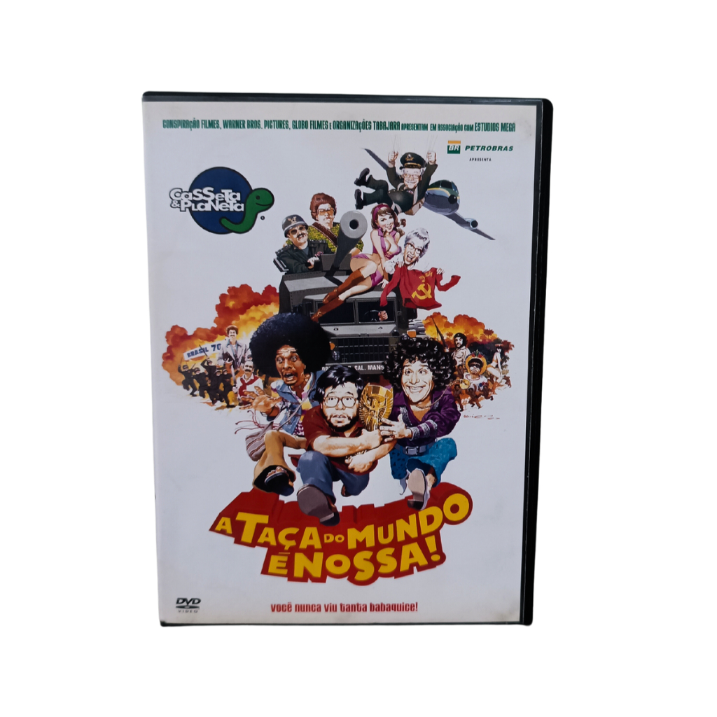Filme Dvd A Taça do Mundo é Nossa Casseta e Planeta