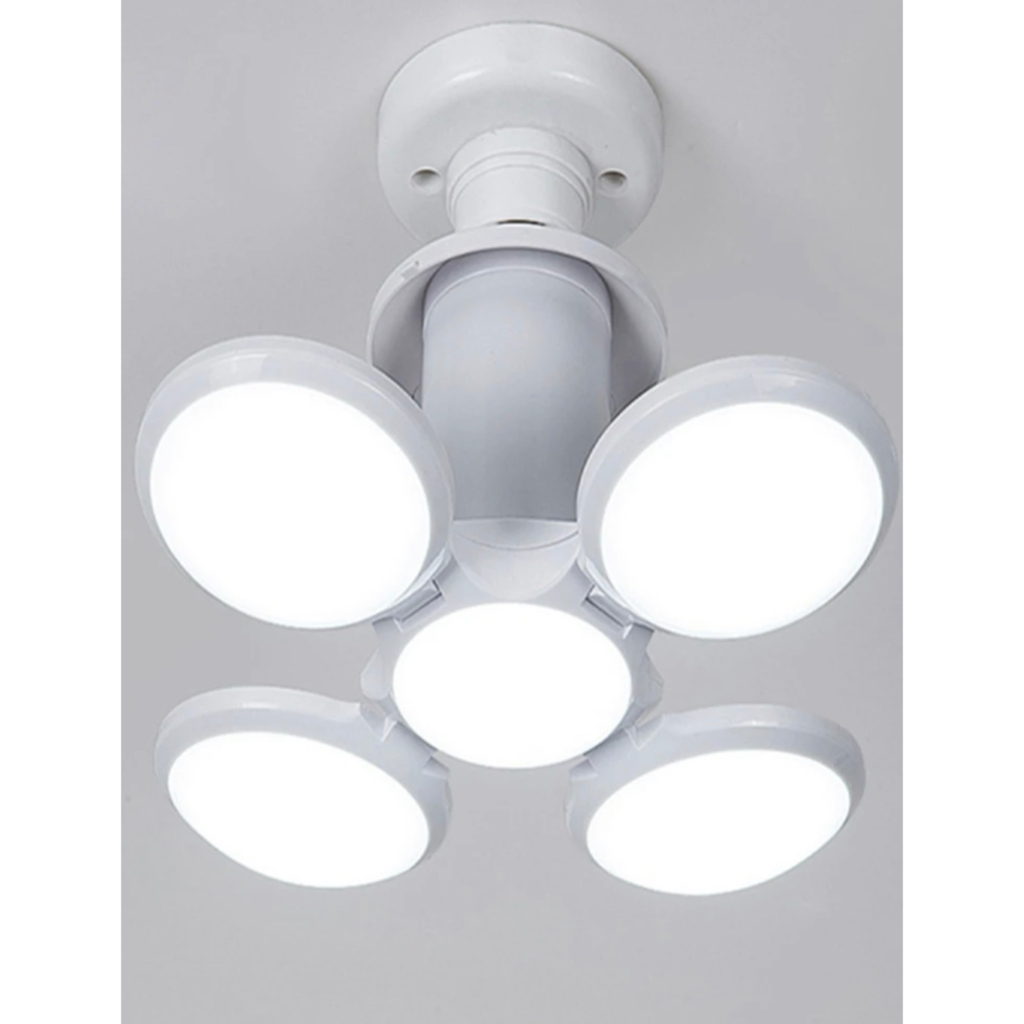 Lâmpada de Led Dobrável 40w Tamanho Grande Luz Branca 6500k Redonda Bivolt