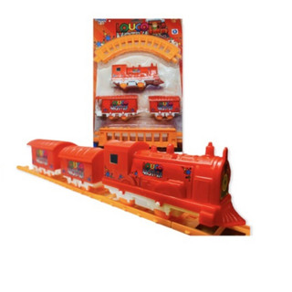Trenzinho Trem Locomotiva c/ trilhos 8 pecas Brinquedo menino Menina