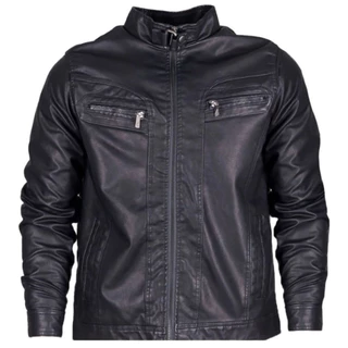 Jaqueta Couro Masculina Blusa Casaco Frio Forrada Motoqueiro Clássica