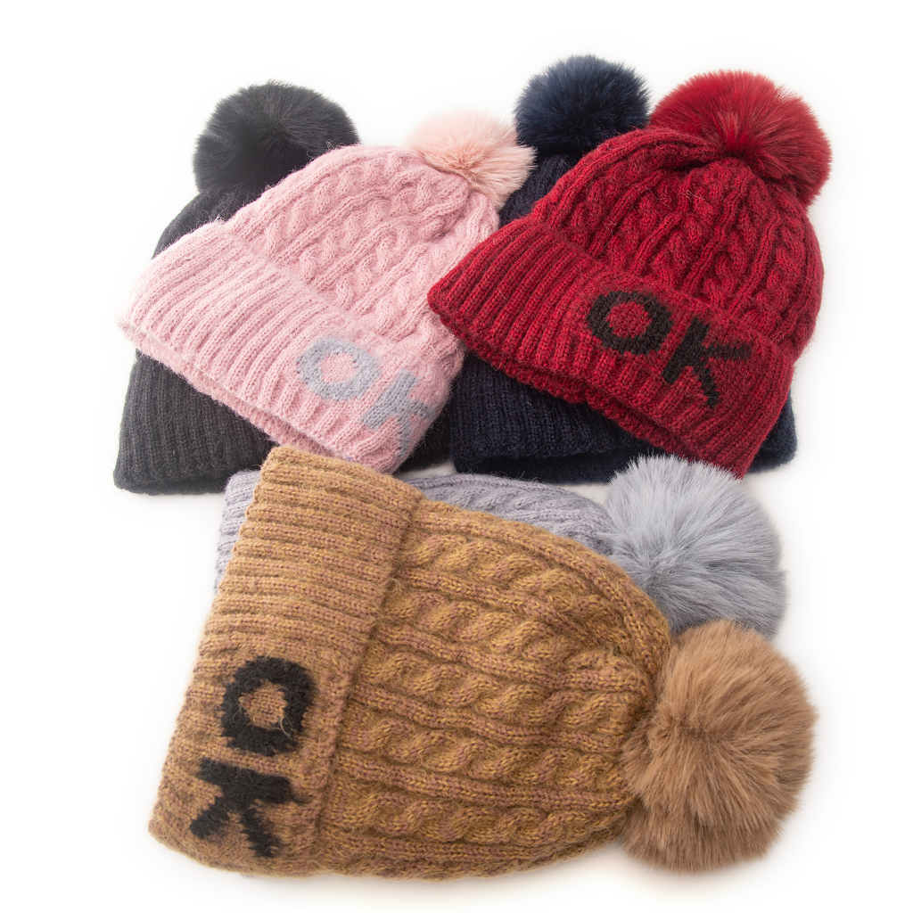 Gorro Touca Infantil Criança Menino Menina Tricotado Quente Fashion MZ5167AB