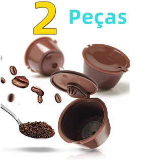2 Cápsula Café Reutilizável Dolce Gusto Recarregável Refrescante Efectivo Promoção