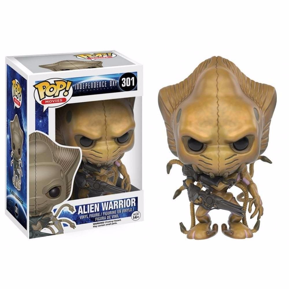 FUNKO POP MOVIES INDEPENDENCE DAY - ALIEN WARRIOR 301 NOVO ORIGINAL