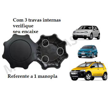 Manopla Regulagem Banco VW Golf Fox  REFERENTE A UMA  MANOPLA COR PRETO em Oferta na Shopee