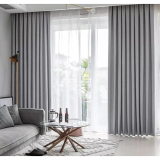 Cortina Blackout Em Tecido 5,00 X 2,50 Corta Luz P/ Trilho Suíço Simples Max