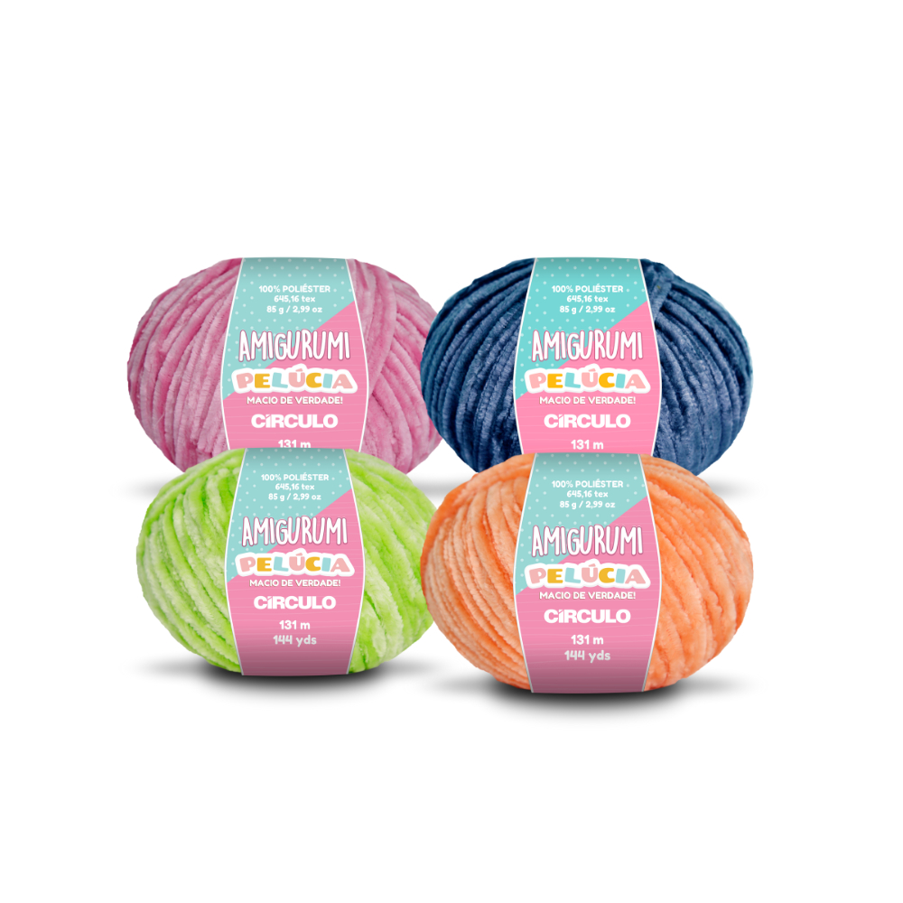 Fio Amigurumi Pelúcia Circulo 131m