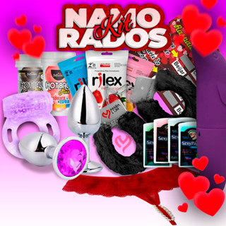 Kit Namorados Sex Shop Com 18 Produtos Vibrador Algema Calcinha Tailandesa