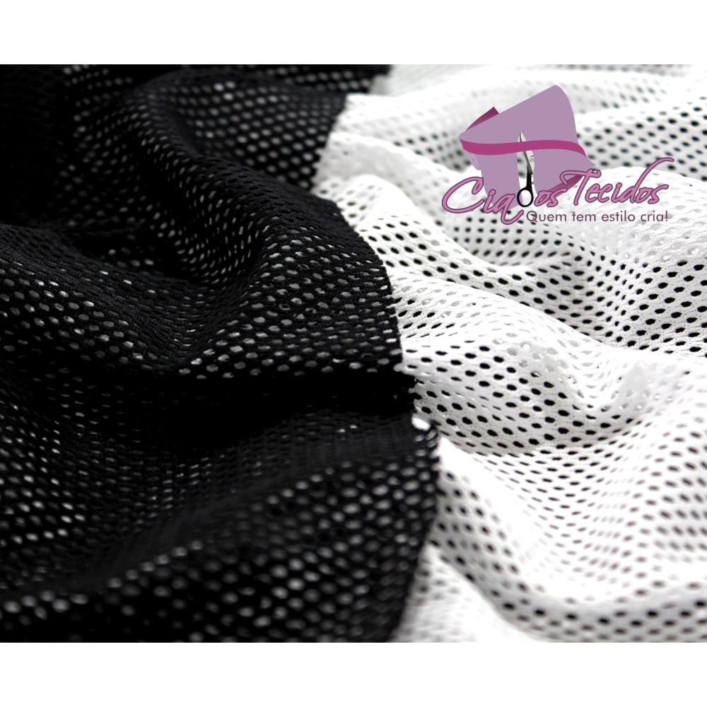 Tecido Tela Open malha arrastão telinha rede