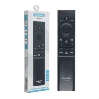 Controle Para Tv Samsung Au7700 Com Comando de Voz Netflix Primevideo Globoplay