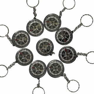 Chaveiro Bússola Redonda Individual 12 Und Lembrancinha Festa em Oferta na Shopee