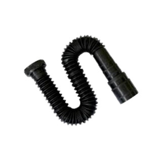 Sifão Universal P/Pias e Encanamentos 1/4 - Preto Fosco Luxo