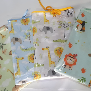 Trocador Portatil para Bolsa Bebê Menino Azul Marinho Ursinho Rei com Dourado em Oferta na Shopee