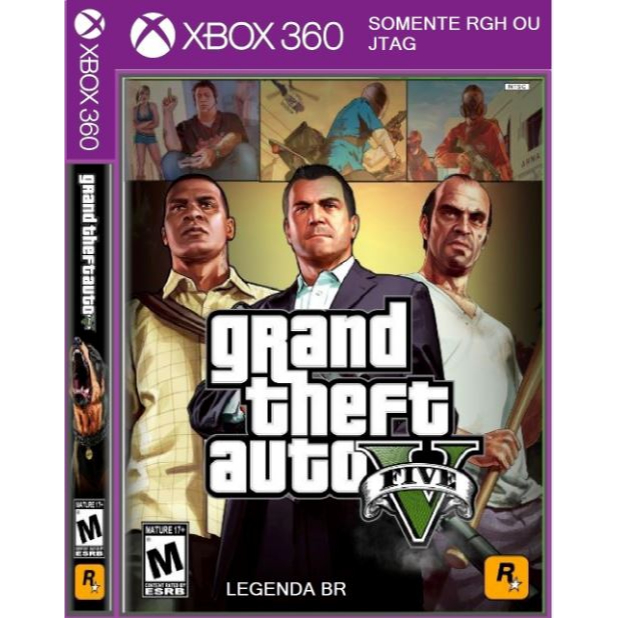 GTA 5 BR Xbox 360 RGH ou JTAG
