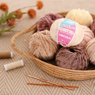 Linha Fio Amigurumi Pelúcia 131m Circulo em Oferta na Shopee