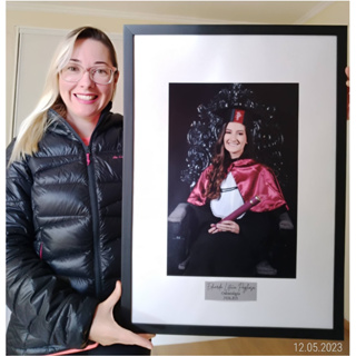 QUADRO ASSINATURA FORMATURA COM FOTO em Oferta na Shopee