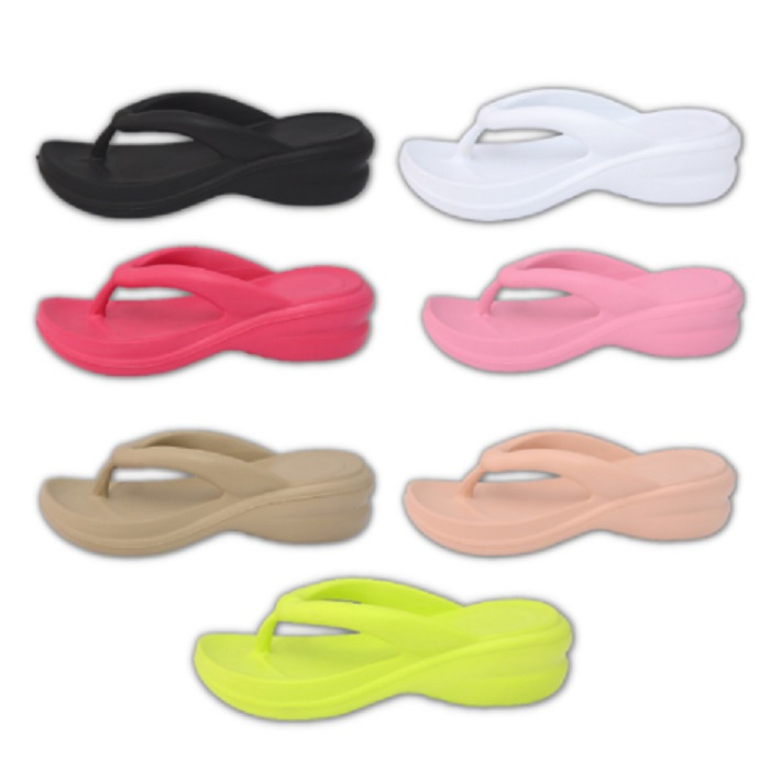 Lançamento Chinelo Tamanco Ortopedico Esporao Fascite Plantar Sandalia Eva Nuvem Plataforma 6cm Altura Feminino Original  Super Leve e Confortável Macio  Absorve Impacto