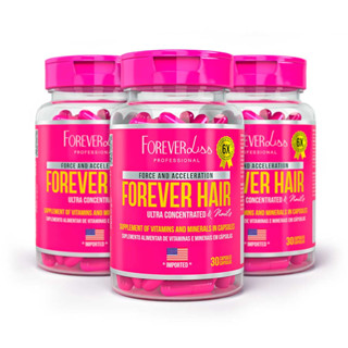 Combo Tratamento 3 Meses Forever Hair Crescimento Capilar
