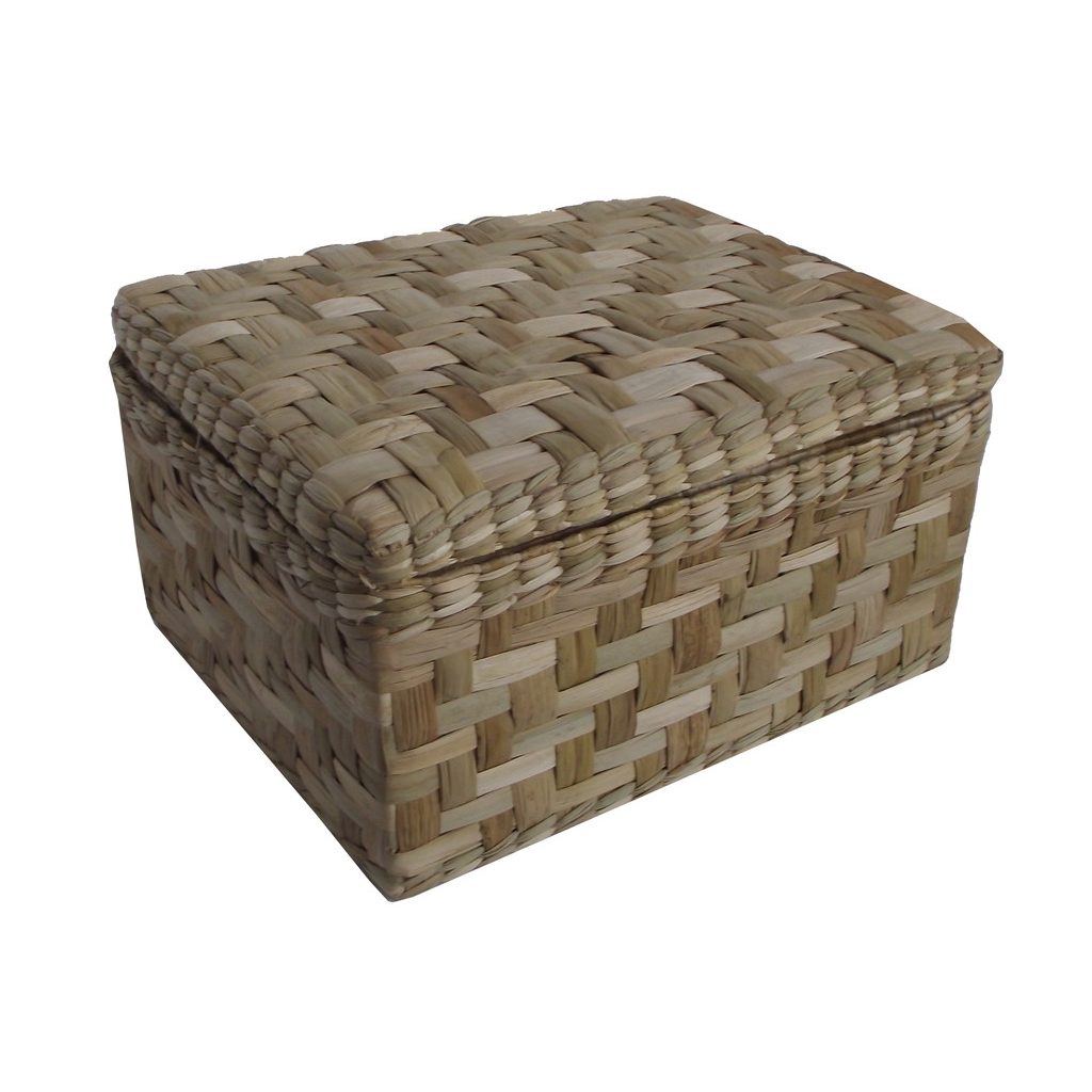 Caixa Para Sapatos Caixa Organizadora Taboa Natural 50x30x25