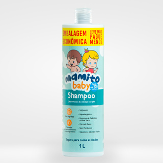 Shampoo\Sabonete Liquido Infantil 1 Litro MAMITO BABY - Sem lágrimas em Oferta na Shopee