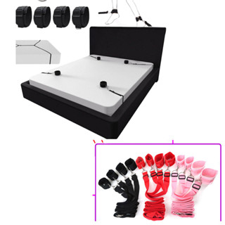 Bdsm sexy bondage kit algemas pulso algemas tornozelo fetiche erótico loja brinquedos sexuais para casais mulheres escravo coleiras adulto SexShop