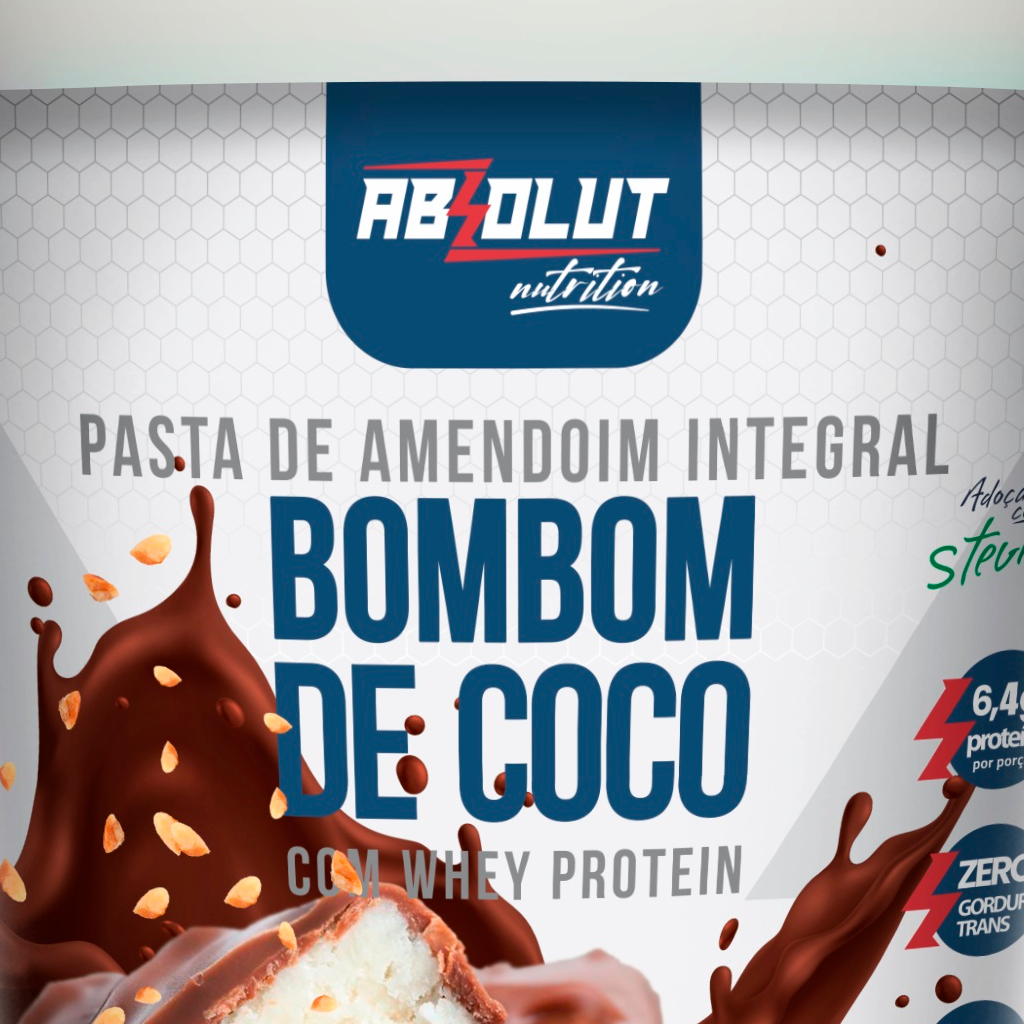 Pasta De Amendoim Gourmet C/ Whey Absolut 500g sabores Top Barato !