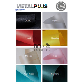 Papel Color Plus Metálico 180g - A4 - varias cores - 25 folhas em Oferta na Shopee
