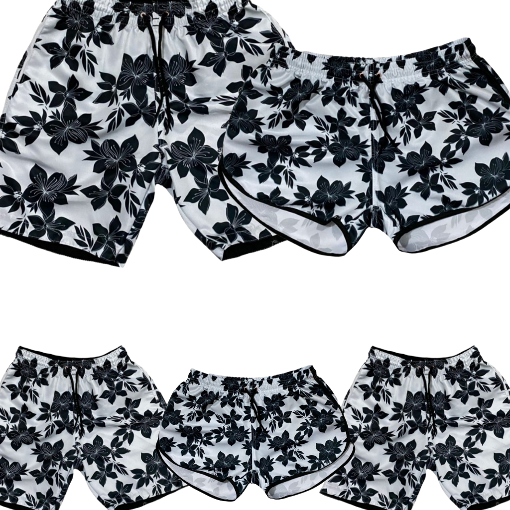 Short Praia Masculino Short Feminino Infantil Monte Kit Familia-Valor 1 Peça