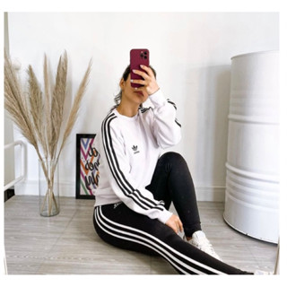 Conjunto feminino Calça legging + Blusa de moletom retrô