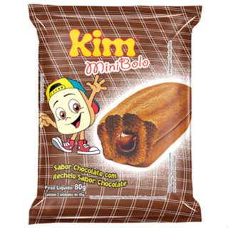 KIT COM 4 - BOLO SABOR CHOCOLATE CHOCOLATE 70G - Zero Leite - Zero Lactose.