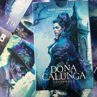 Dona Calunga Lenormand - Baralho Cigano - Pomba Gira Calunga - Dama do Cemitério