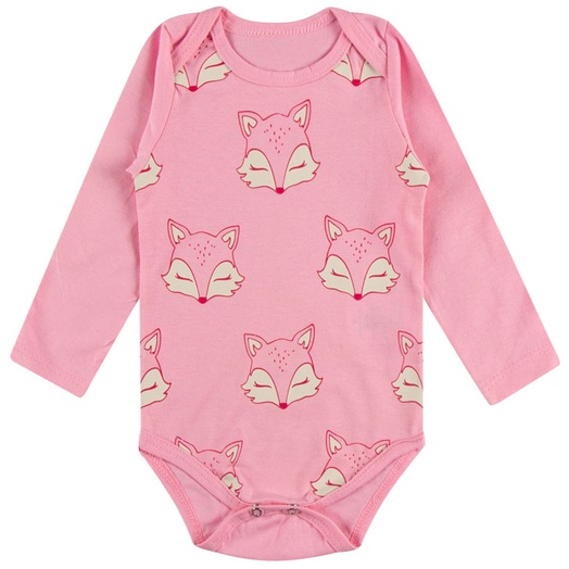 Kit Roupa De Bebe 3 Peças Body Manga Longa e Curta e Calça Algodão Menina — imagem 2 de 2