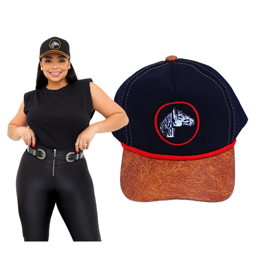 Boné Country Feminino Cavalgada Cowgirl Vaquejada Sertanejo