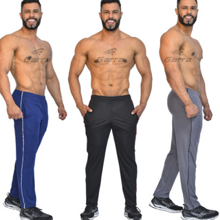Kit 3 Calças Masculina Speed Fitness Dri Fit Leve para Atividade Física Treino e academia com bolsos Garra Sport Wear