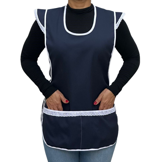 BATA AVENTAL MANGUINHA KIT 02 PEÇAS