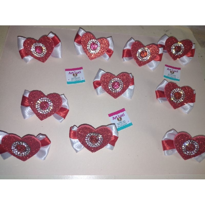 laços pet,dia dos namorados chegando não podíamos deixar sua pet toda romantica.