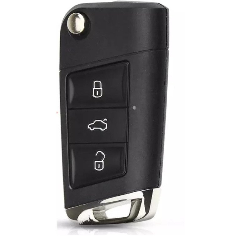 Carcaça Chave Vw P/ Modelo Novo Tsi Jetta Up Gol Fox