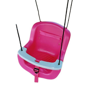Balanço Plastico Com Cinto Infantil Bebe Diversao Seguro Casa Apartamento Sitio Parque Laser Corda Nylon
