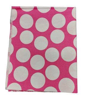 Tricoline 100% Algodão 1 METRO Larg 1,50m Estampado POÁ GIGANTE - BOLINHA - 7,5cm de uma bola a outra