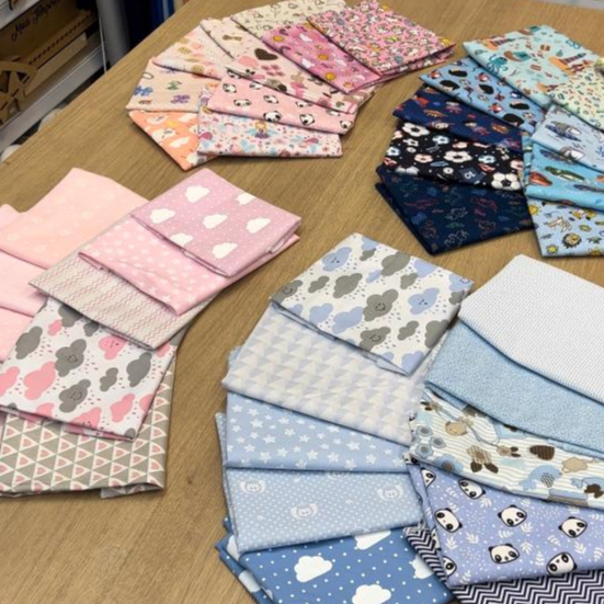 KIT c/10 Estampas Infantil - Você Escolhe | Tricoline 100% Algodão (20x75cm) em Oferta na Shopee