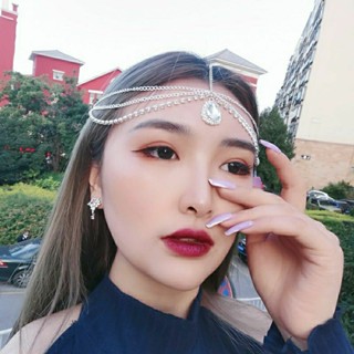 Corrente de Testa de Cristal Para Noivas Tiara Debutante