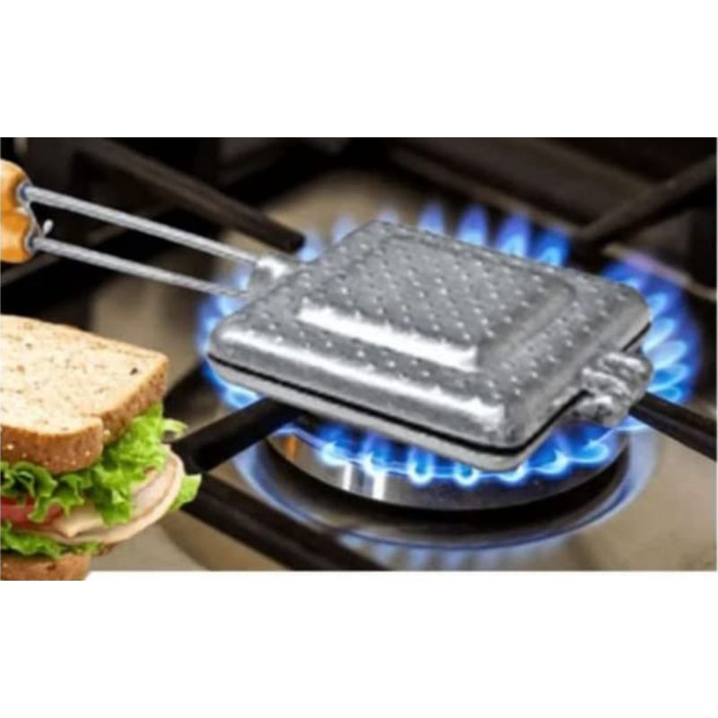 Sanduicheira Torradeira de Alumínio para Fogão