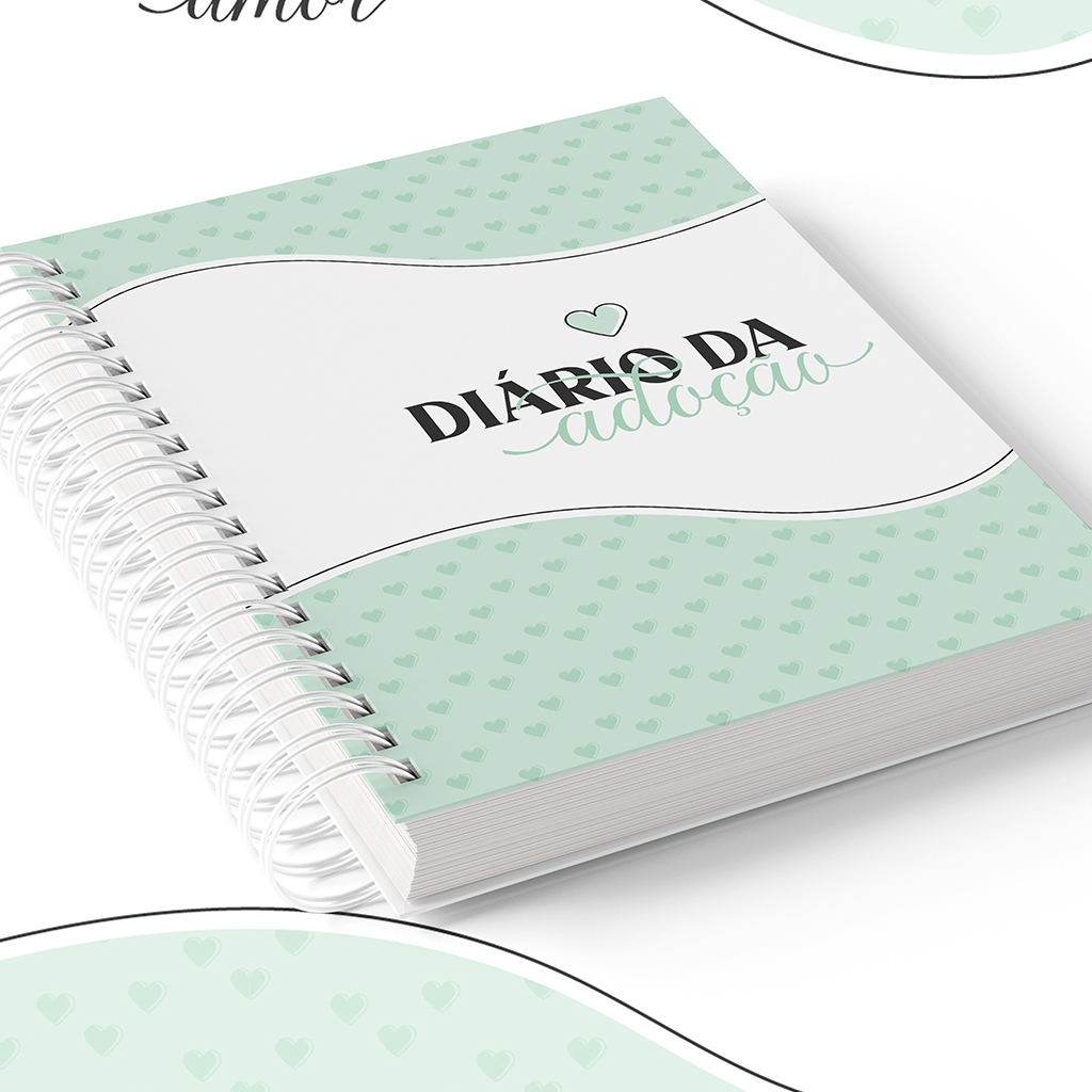 Diário da Adoção Capa dura personalizado