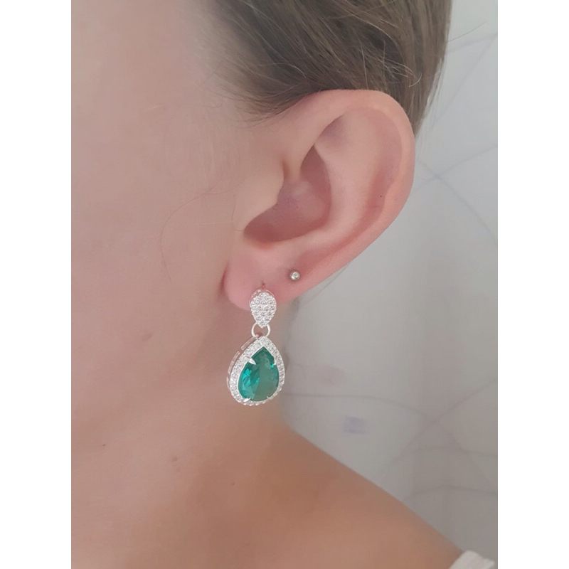 Brinco Pedrinha Verde: Onde Comprar | BuscaProdutos