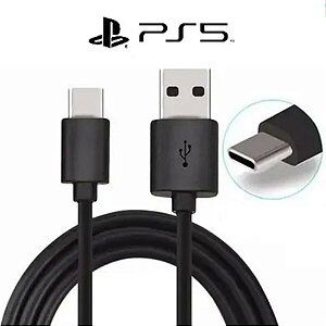 Cabo Carregador Controle Compatível Ps5 Xbox Series Usb-C 1.8 Metros Tipo C Type C