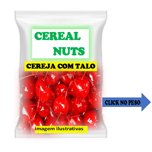 Cereja Em Calda COM TALO (PESOS SO DE FRUTA)