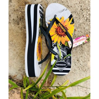 Chinelo Havaianas Sandália Plataforma feminino flatform Chinelo sola alta Light 4cm Anabela