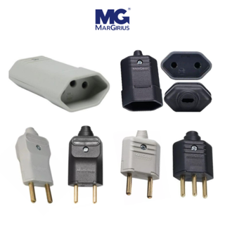 Pino Macho Pino Fêmea Prensa Cabo Plug 2P/2P+T - 10A ou 20A Margirius