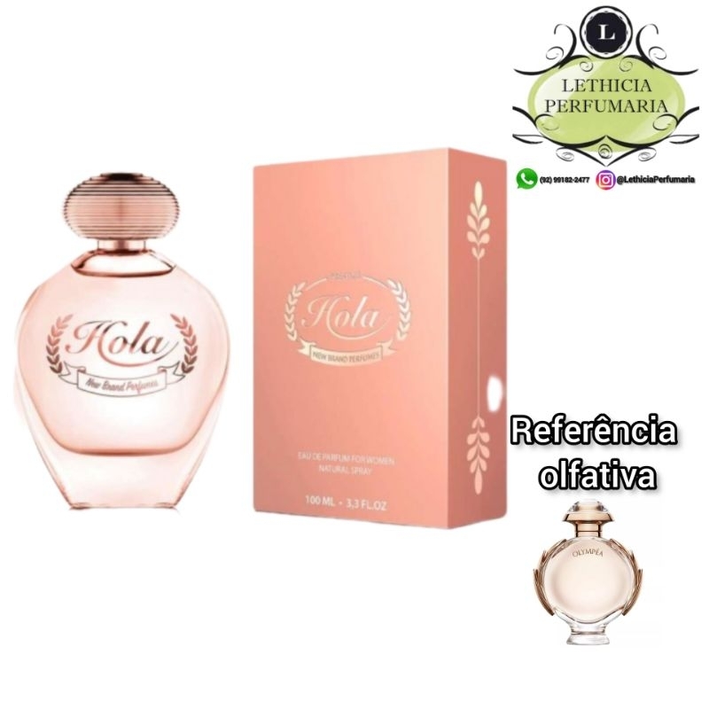 Perfume New Brand Prestige Hola For Women - Eau De Parfum Feminino