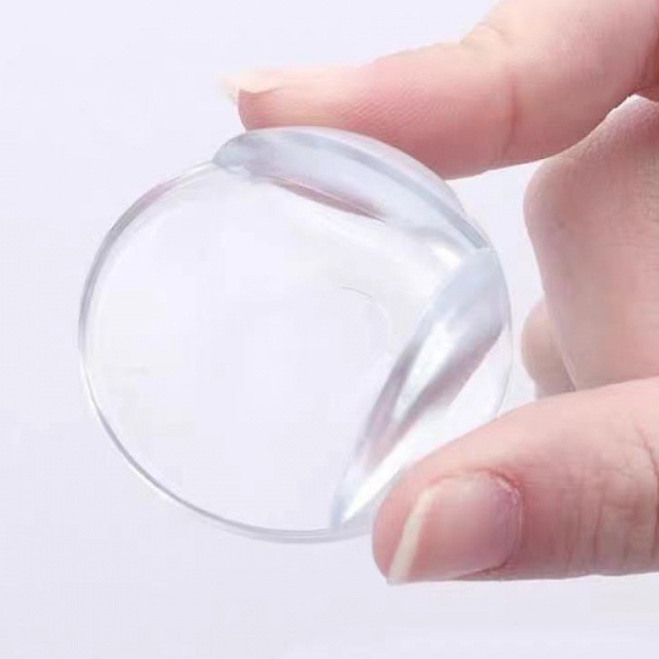 Kit 12 Protetor Quina De Mesa Em Silicone Com Adesivo Para Móveis Quarto Cozinha Promoção