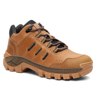 Tênis Masculino Em Couro Malibu Trekking Original Leve VL035